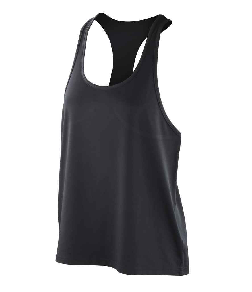 Spiro Impact Ladies Softex® Tank Top - Black