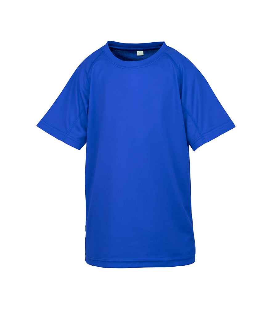 Spiro Kids Impact Performance Aircool T-Shirt - Royal Blue