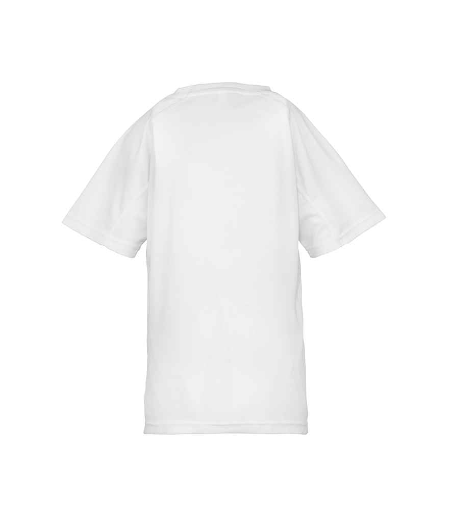 Spiro Kids Impact Performance Aircool T-Shirt - White