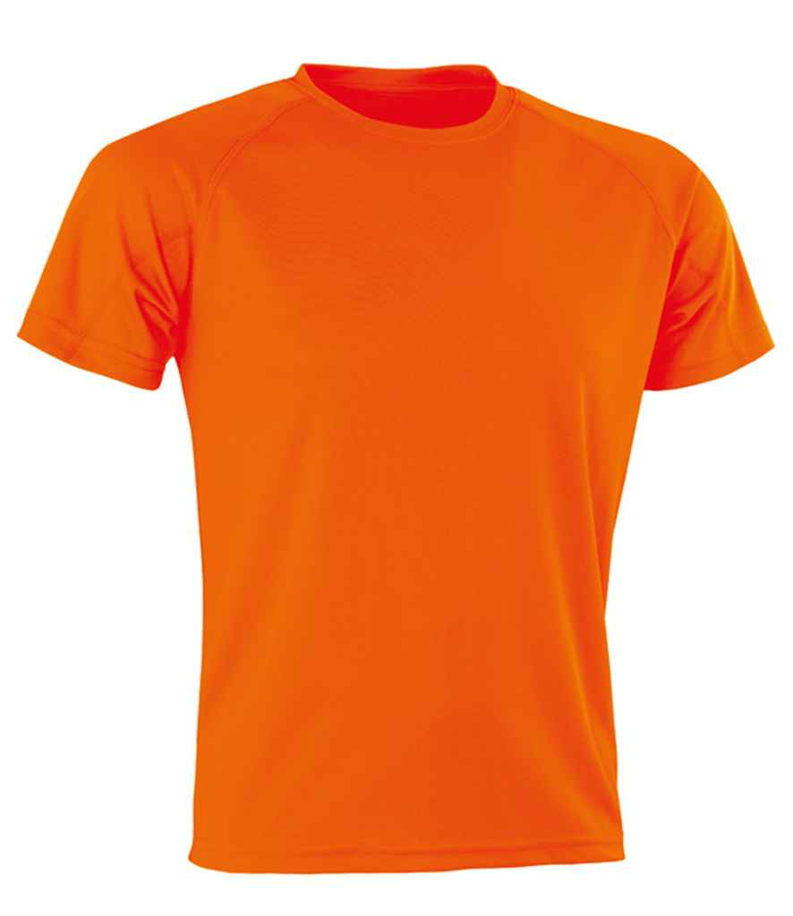 Spiro Impact Performance Aircool T-Shirt - Flo Orange