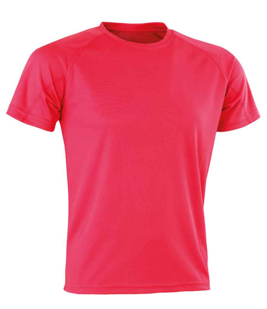 Spiro Impact Performance Aircool T-Shirt - Flo Pink
