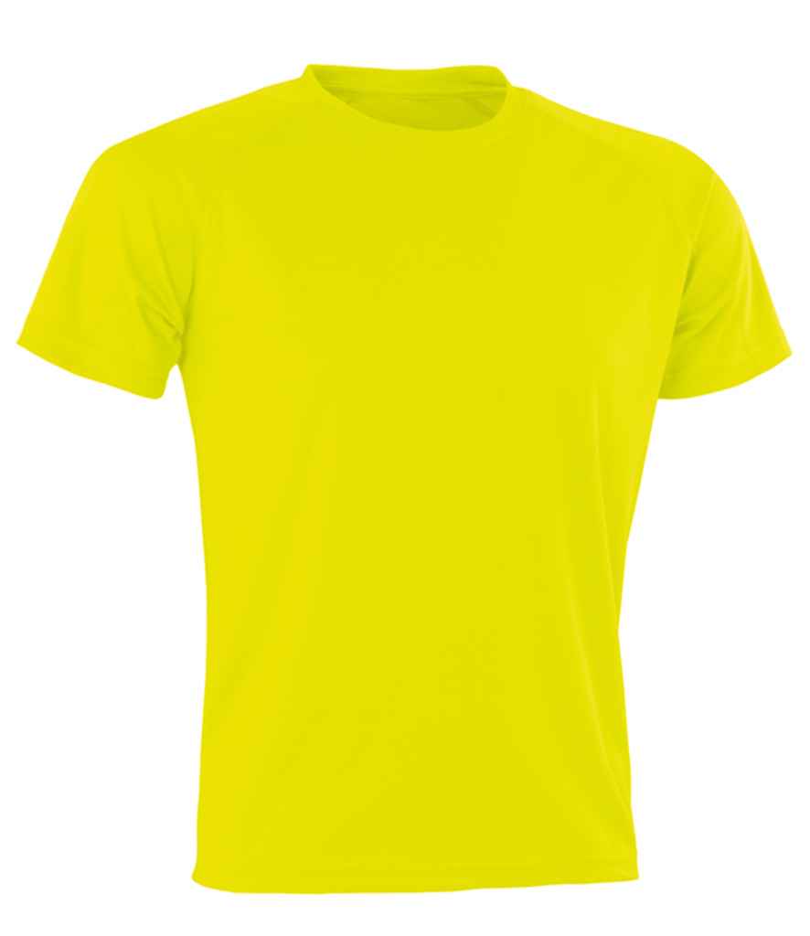 Spiro Impact Performance Aircool T-Shirt - Flo Yellow