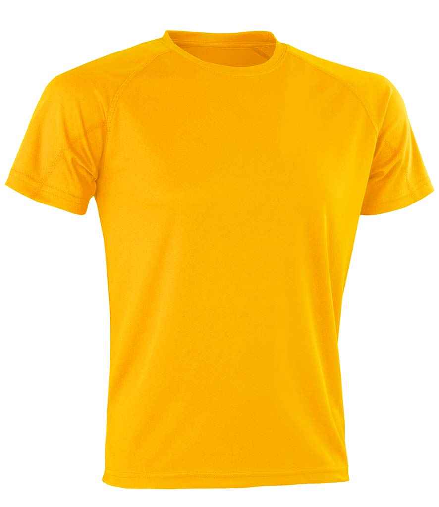 Spiro Impact Performance Aircool T-Shirt - Gold