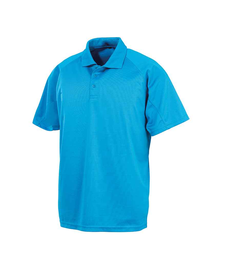 Spiro Impact Performance Aircool Polo Shirt - Ocean Blue