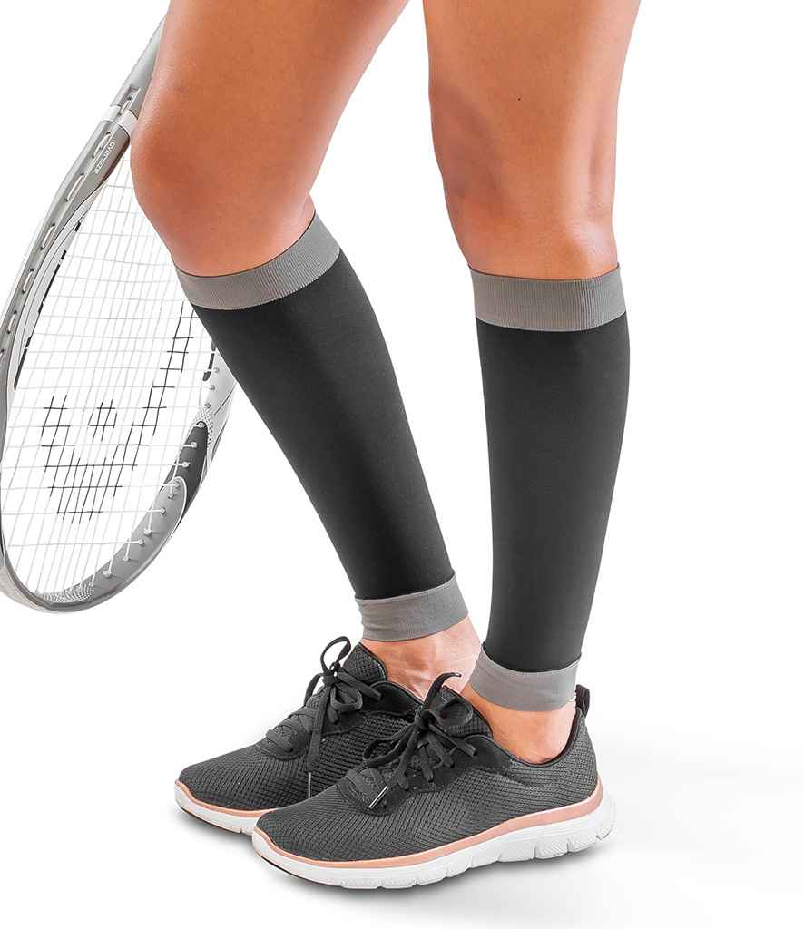 Spiro Compression Calf Sleeve - Black/Grey