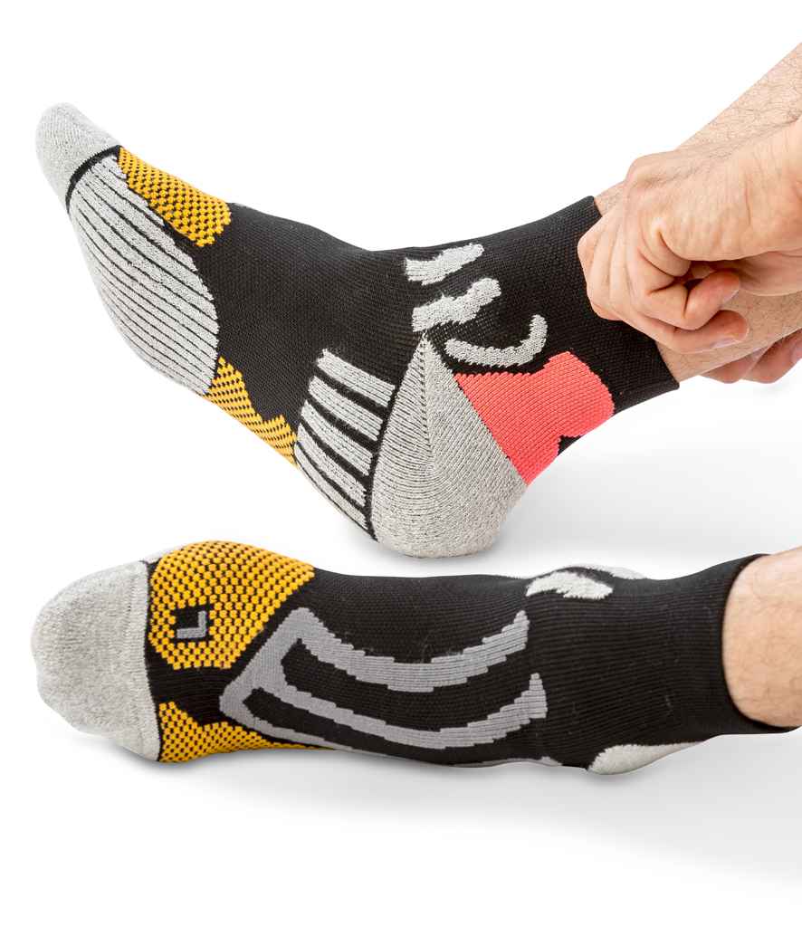 Spiro Technical Compression Sports Socks - Black