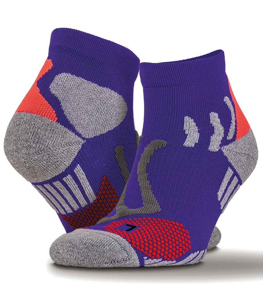 Spiro Technical Compression Sports Socks - Purple