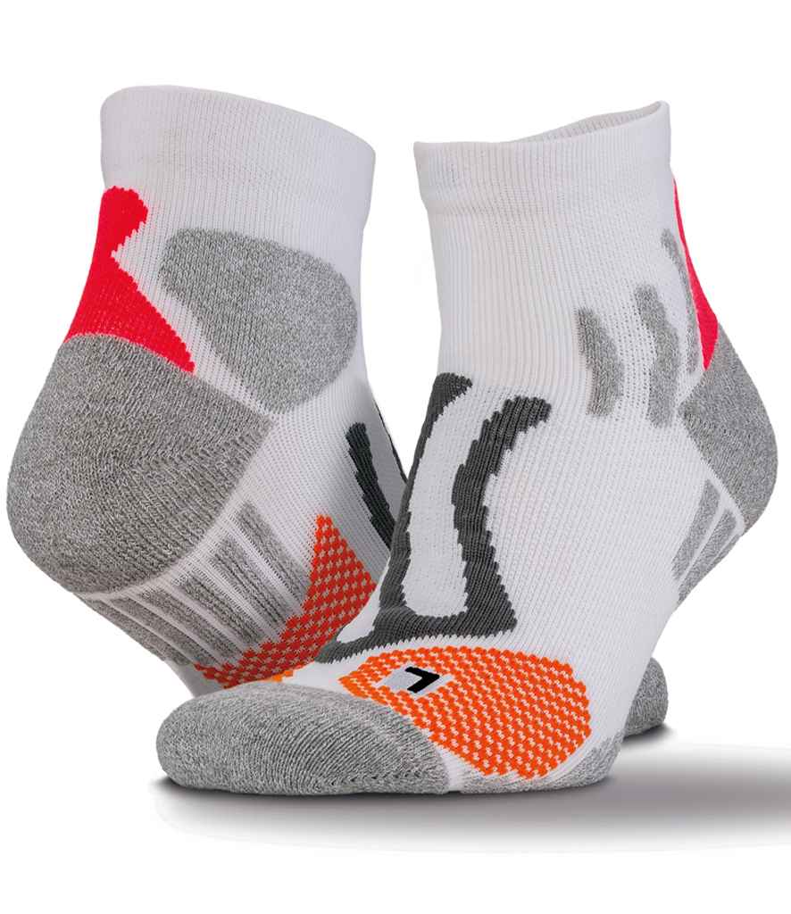 Spiro Technical Compression Sports Socks - White