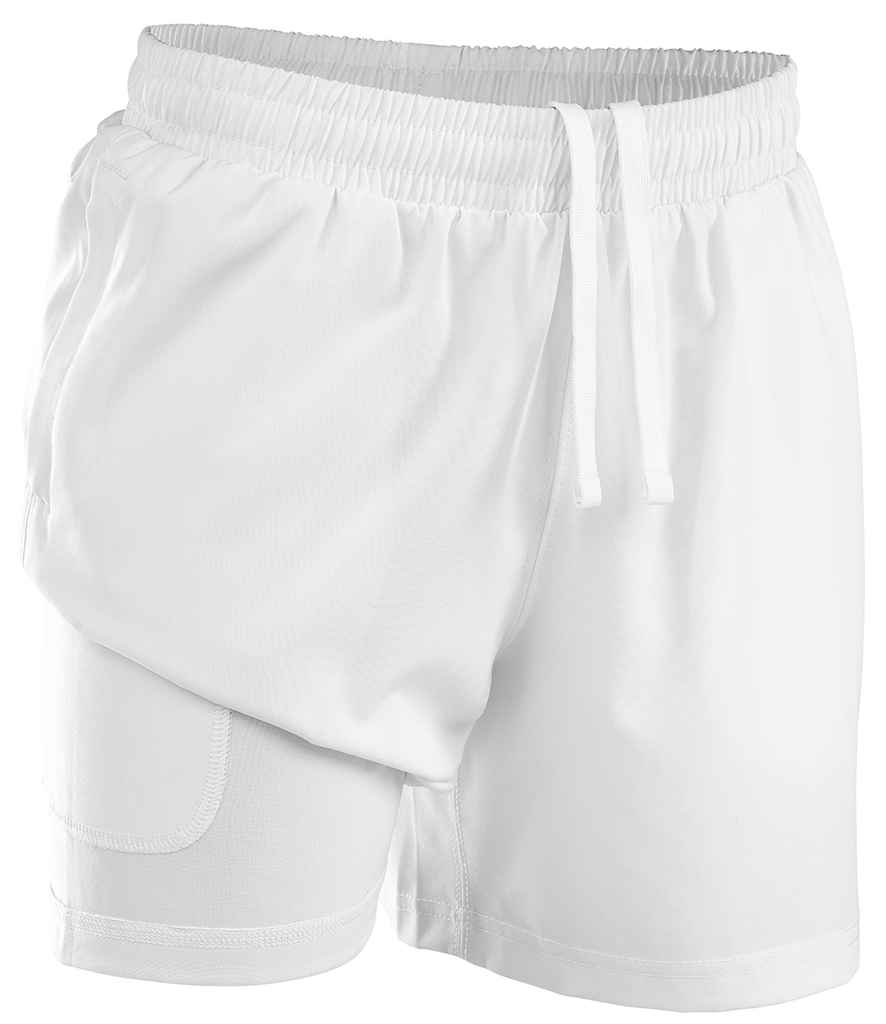 Spiro Recycled Junior Shorts - White