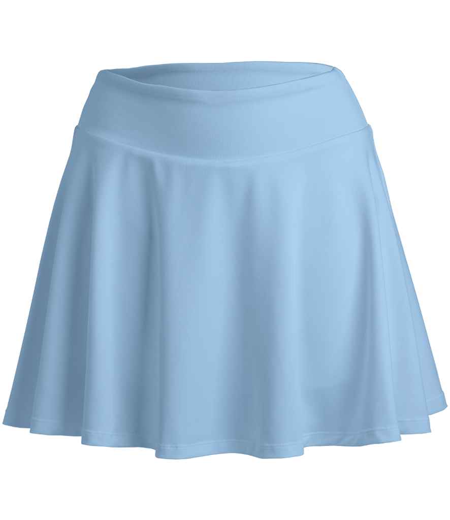 Spiro Ladies Recycled Fitness Skort - Dusky Blue