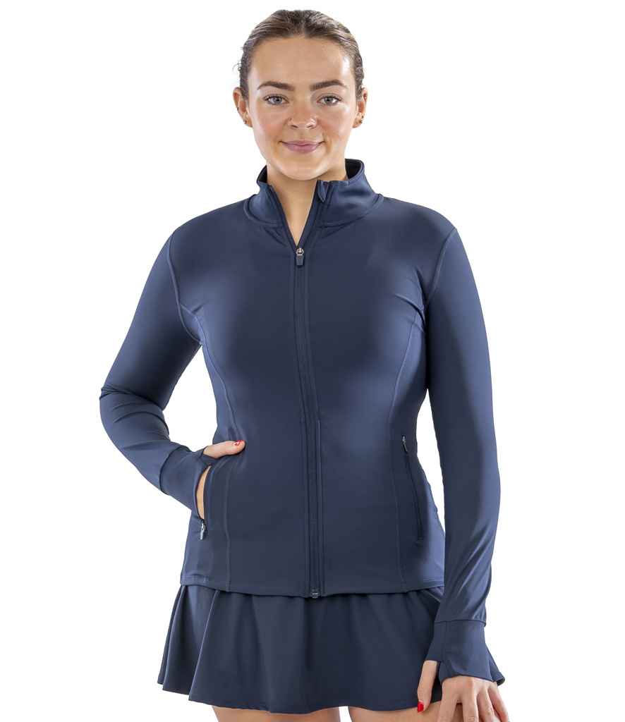 Spiro Ladies Recycled Fitness Jacket - Navy