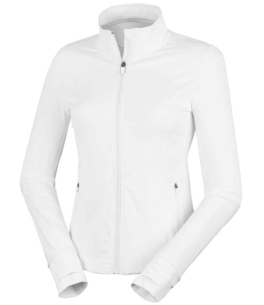Spiro Ladies Recycled Fitness Jacket - White