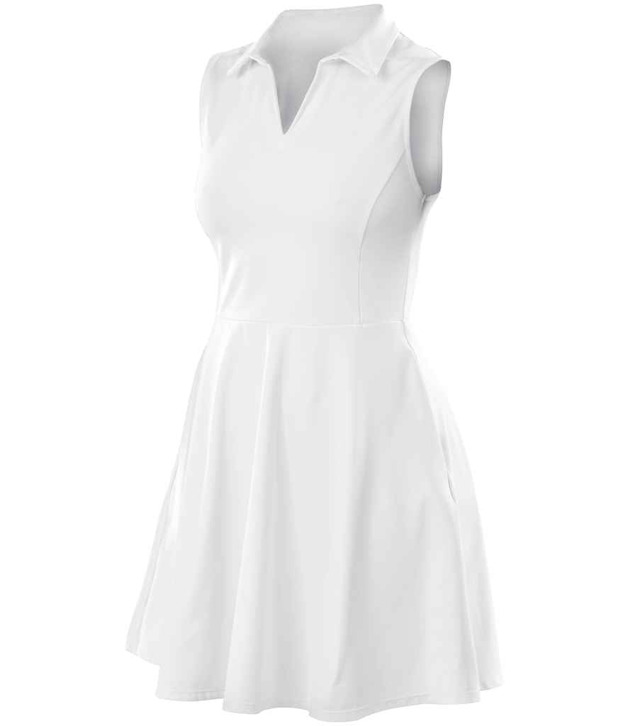 Spiro Ladies Recycled Fitness Dress - White