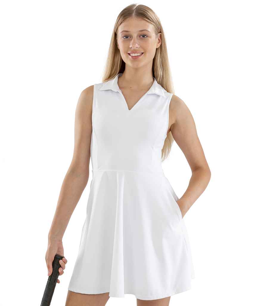 Spiro Ladies Recycled Fitness Dress - White