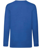Fruit of the Loom Kids Long Sleeve Value T-Shirt - Royal Blue
