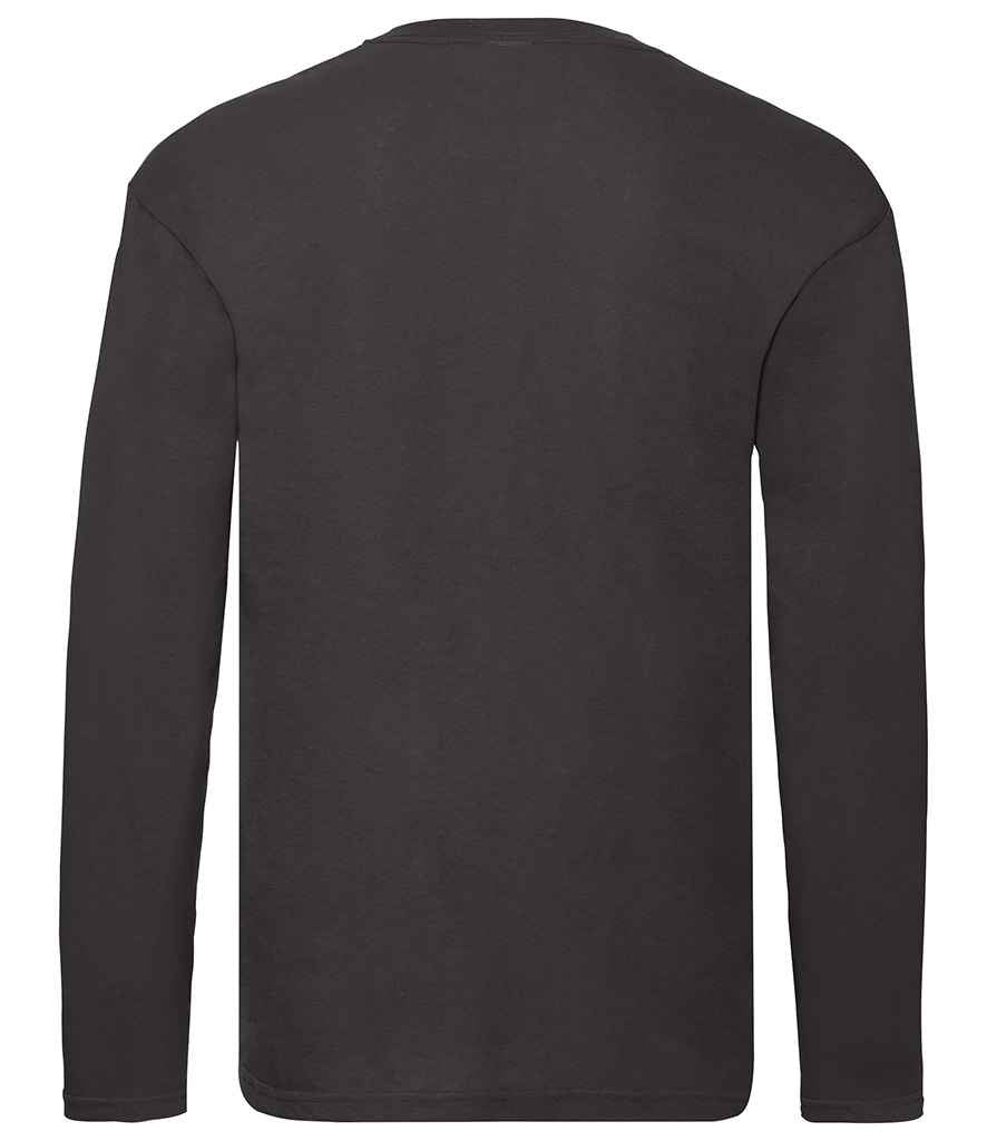 Fruit of the Loom Original Long Sleeve T-Shirt - Black
