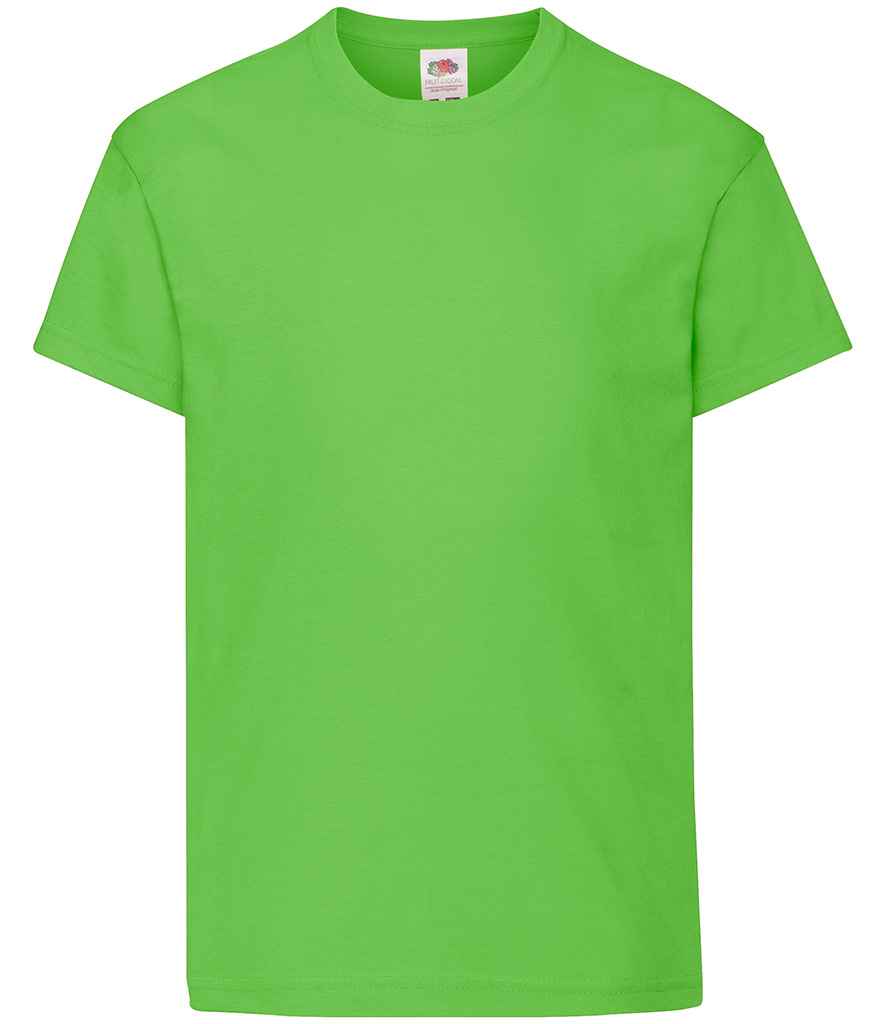 Fruit of the Loom Kids Original T-Shirt - Lime Green