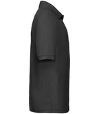 Fruit of the Loom Kids Poly/Cotton Piqué Polo Shirt - Black