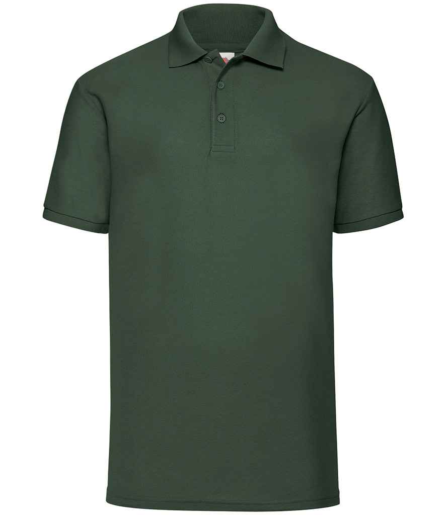 Fruit of the Loom Poly/Cotton Piqué Polo Shirt - Bottle Green
