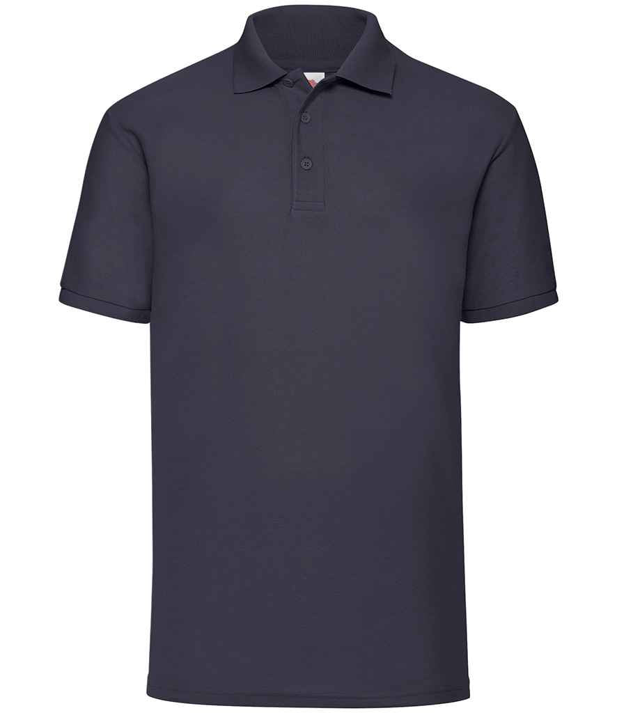 Fruit of the Loom Poly/Cotton Piqué Polo Shirt - Deep Navy