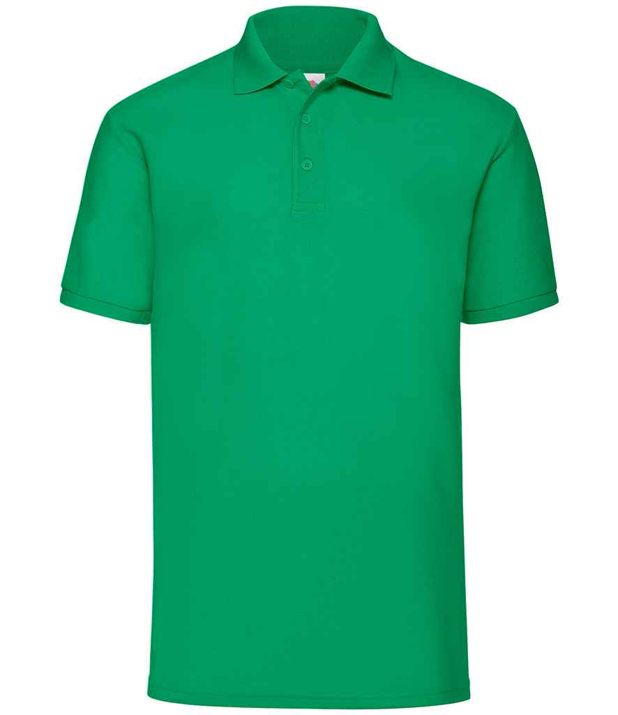 Fruit of the Loom Poly/Cotton Piqué Polo Shirt - Kelly Green