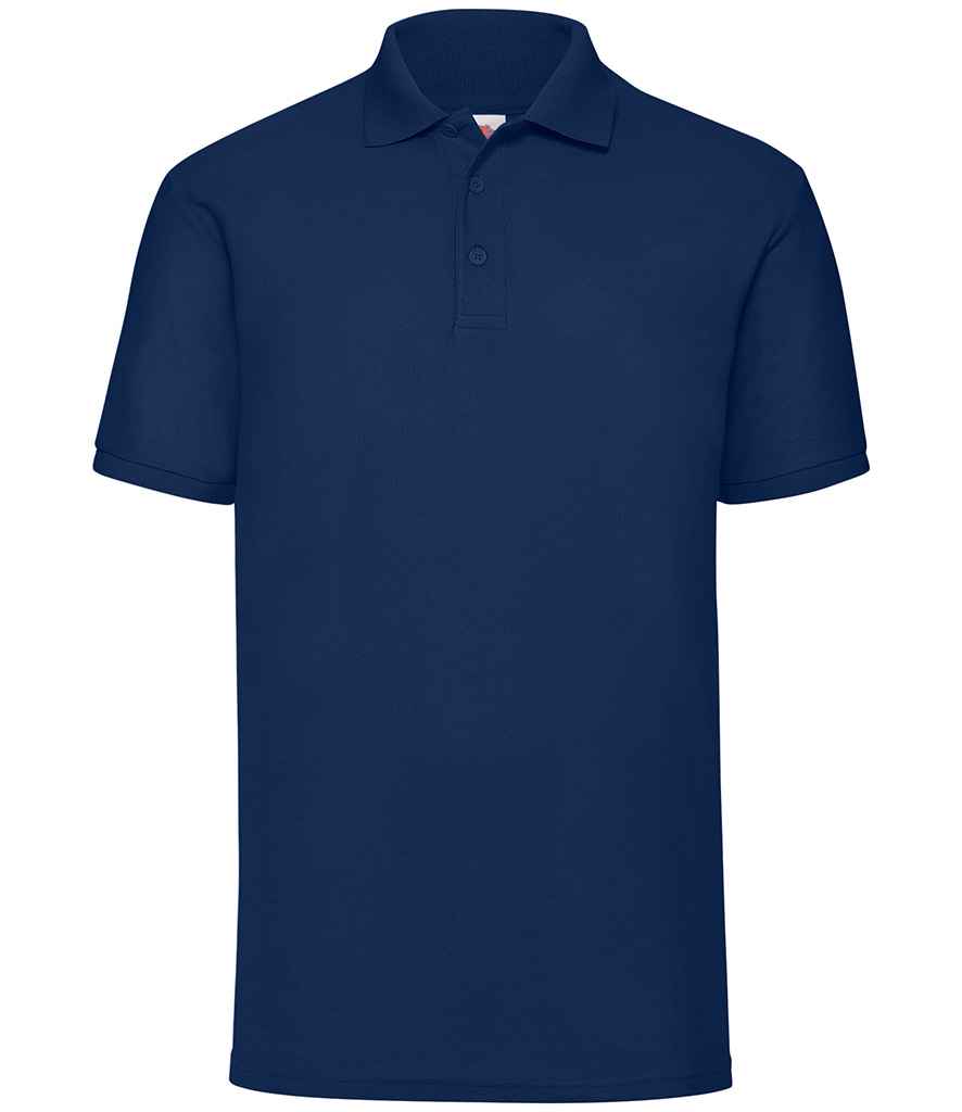 Fruit of the Loom Poly/Cotton Piqué Polo Shirt - Navy