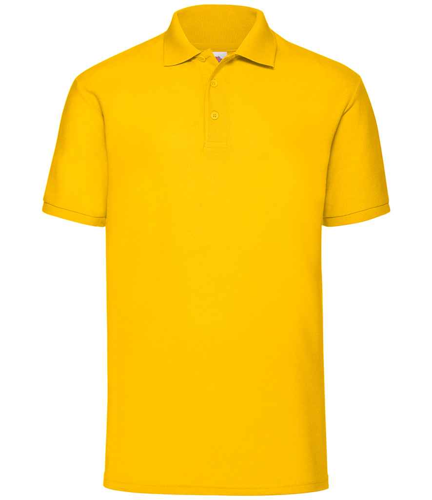 Fruit of the Loom Poly/Cotton Piqué Polo Shirt - Sunflower