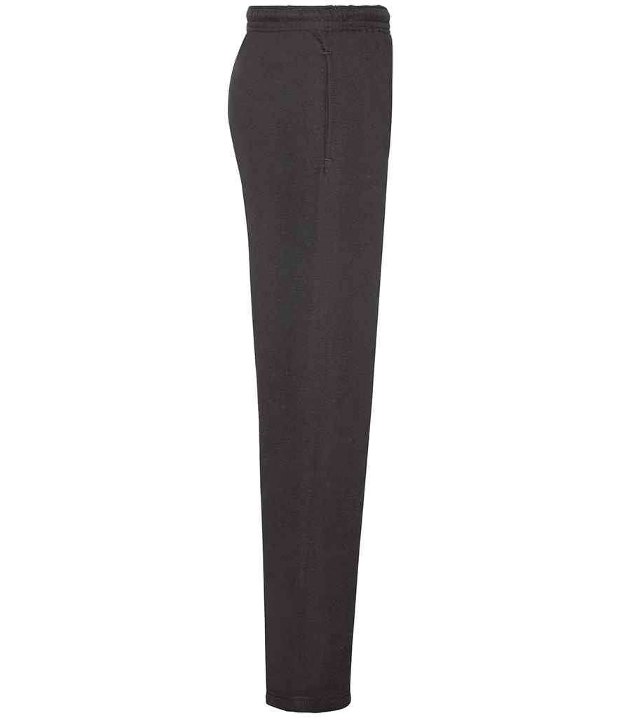 Fruit of the Loom Classic Open Hem Jog Pants - Black