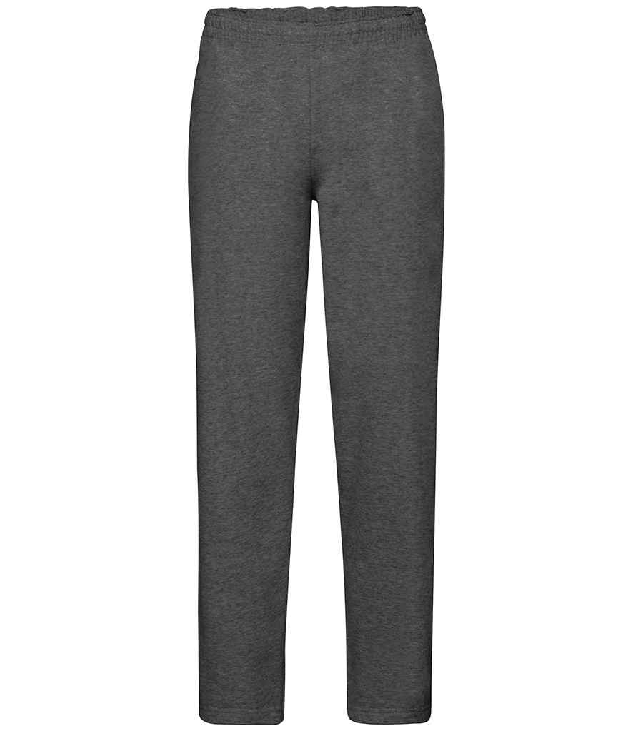 Fruit of the Loom Classic Open Hem Jog Pants - Dark Heather