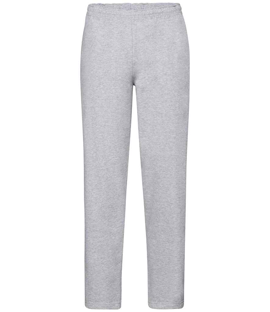 Fruit of the Loom Classic Open Hem Jog Pants - Heather Grey