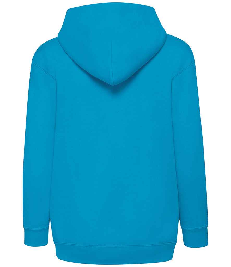 Fruit of the Loom Kids Classic Zip Hooded Sweatshirt - Azure
