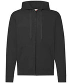Fruit of the Loom Classic Zip Hooded Sweatshirt - Black