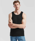 Fruit of the Loom Athletic Vest - Black