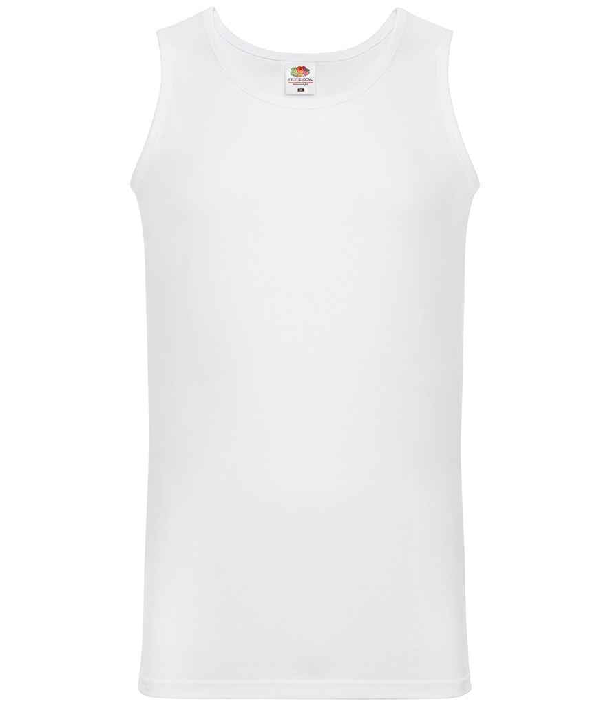 Fruit of the Loom Athletic Vest - White