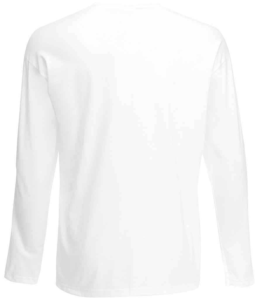 Fruit of the Loom Long Sleeve Value T-Shirt - White
