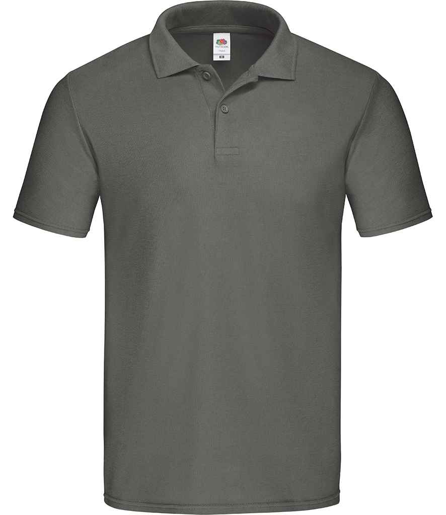 Fruit of the Loom Original Piqué Polo Shirt - Light Graphite