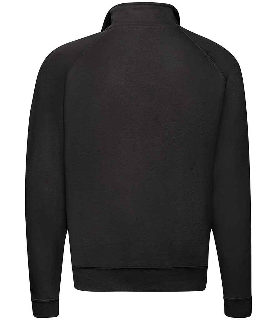 Fruit of the Loom Classic Zip Neck Sweatshirt - Black