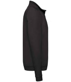 Fruit of the Loom Classic Zip Neck Sweatshirt - Black