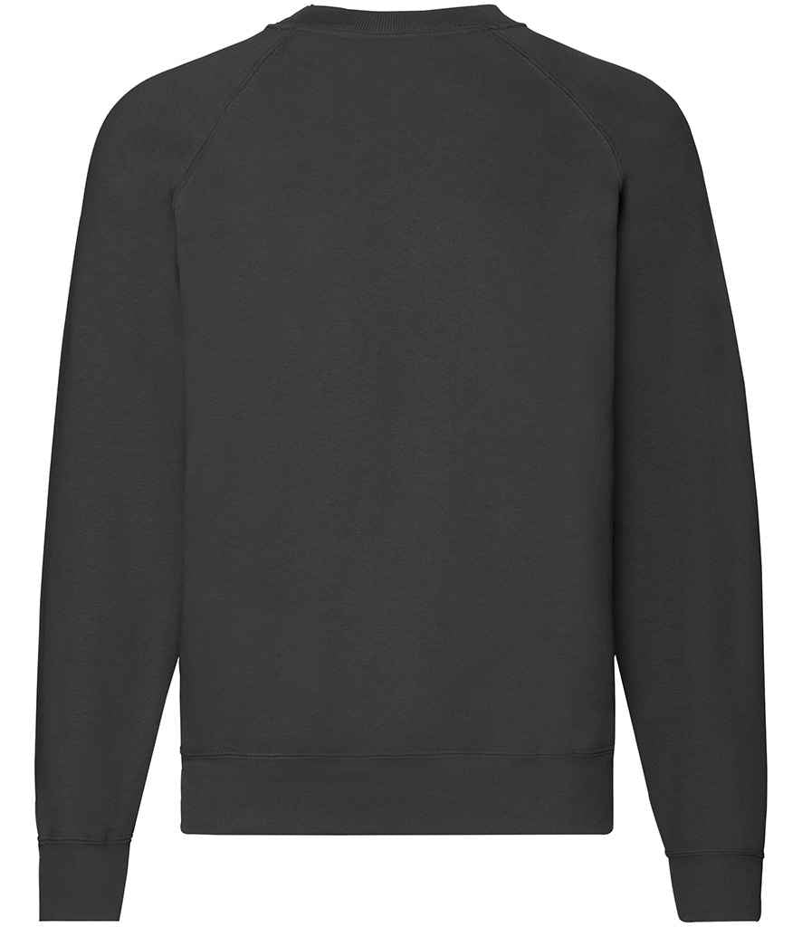 Fruit of the Loom Classic Raglan Sweatshirt - Black