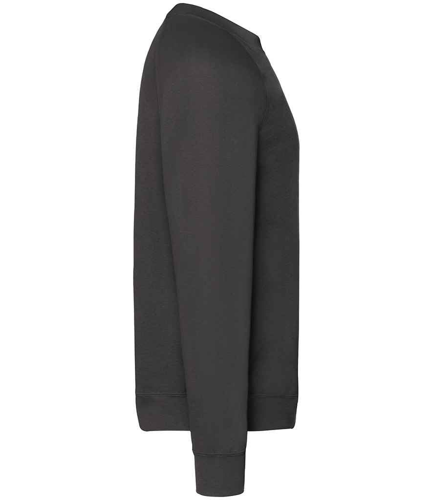 Fruit of the Loom Classic Raglan Sweatshirt - Black