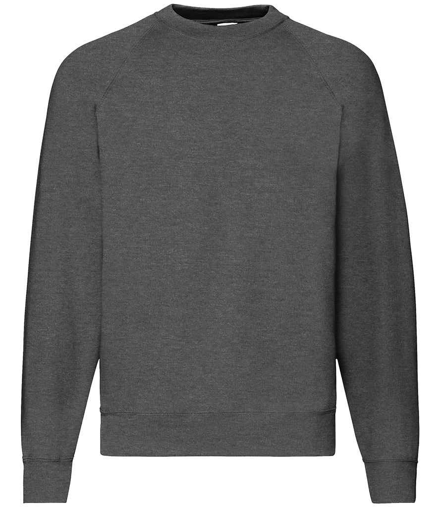 Fruit of the Loom Classic Raglan Sweatshirt - Dark Heather