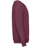 Fruit of the Loom Kids Classic Raglan Sweatshirt - Burgundy