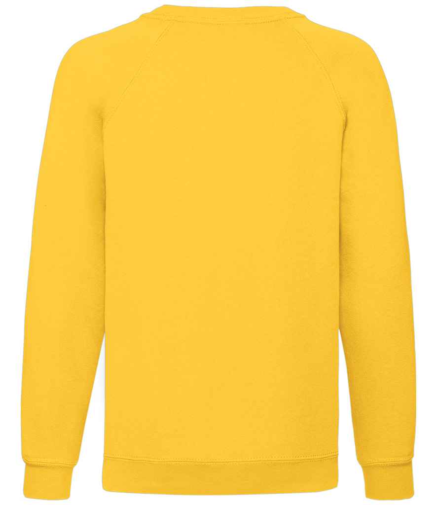 Fruit of the Loom Kids Classic Raglan Sweatshirt - Sunflower