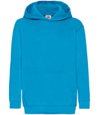 Fruit of the Loom Kids Classic Hooded Sweatshirt - Azure