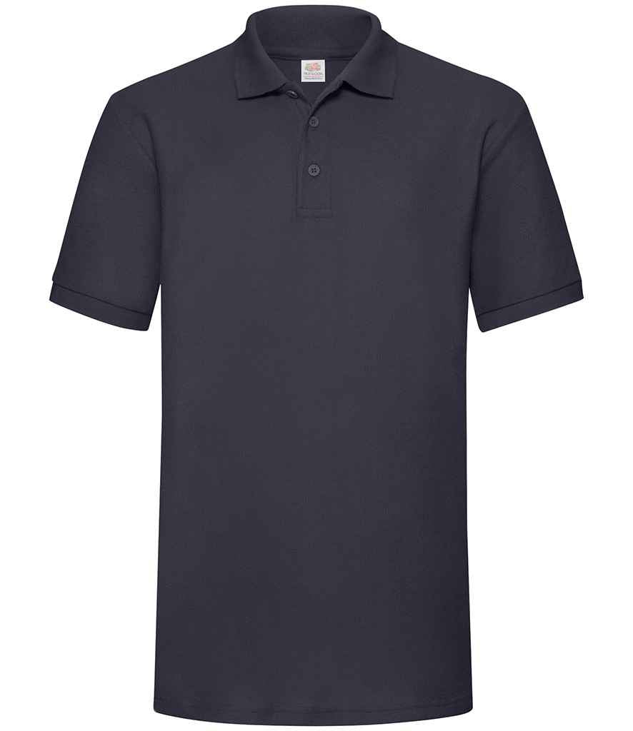 Fruit of the Loom Heavy Poly/Cotton Piqué Polo Shirt - Deep Navy