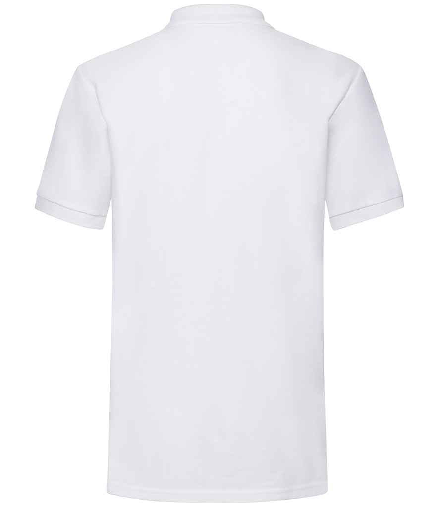 Fruit of the Loom Heavy Poly/Cotton Piqué Polo Shirt - White