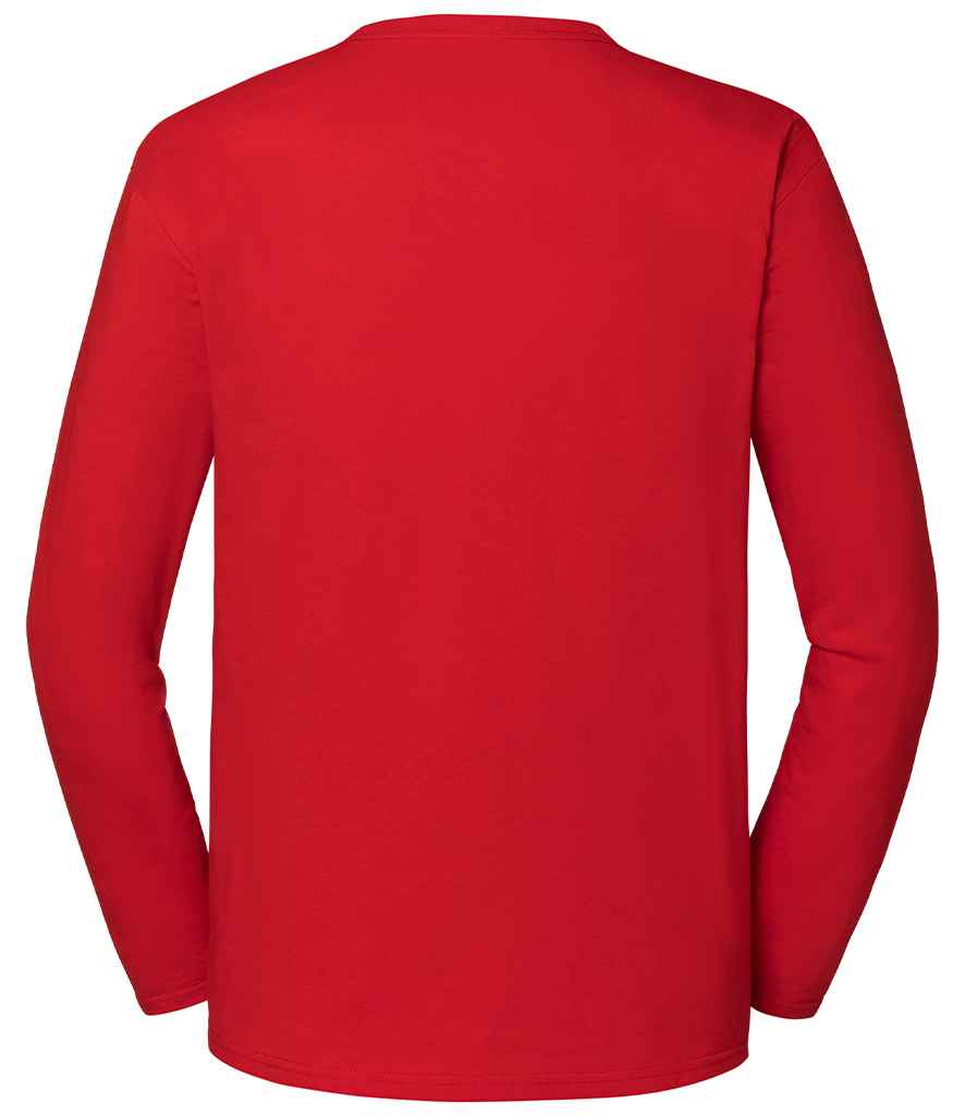 Fruit of the Loom Iconic 195 Long Sleeve T-Shirt - Red