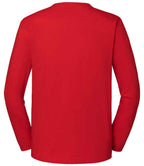 Fruit of the Loom Iconic 195 Long Sleeve T-Shirt - Red