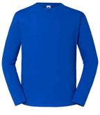 Fruit of the Loom Iconic 195 Long Sleeve T-Shirt - Royal Blue