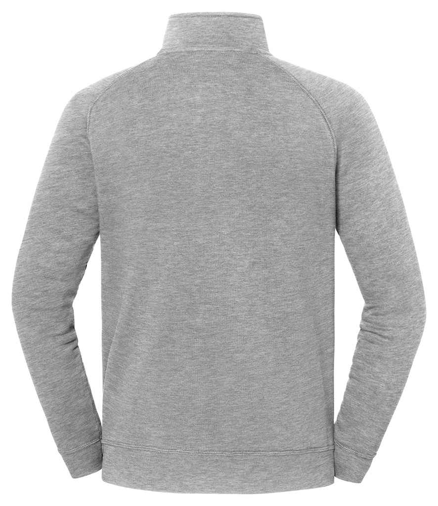 Fruit of the Loom Iconic Premium Zip Neck Sweatshirt - Athletic Heather